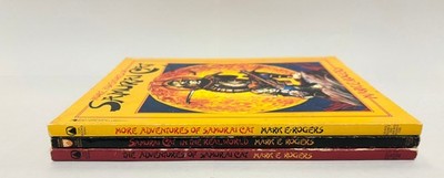 3 Samurai Cat Mark E Rogers More Adventures in the Real World 1st Edition PB