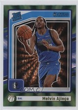 2024-25 Panini Donruss Rated Rookie Holo Green Laser Melvin Ajinca #238 0o2b