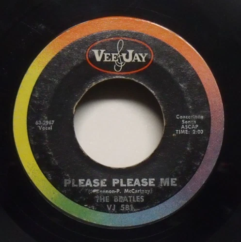 The Beatles - Please Please Me - 1964 British Invasion 45 on Vee-Jay