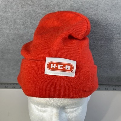 HEB Grocery Store H-E-B Logo Worker Employee Winter Beanie Skull Hat Cap