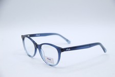 NEW FILA VFI571L 5006PE CLEAR BLUE AUTHENTIC FRAMES EYEGLASSES 50-17