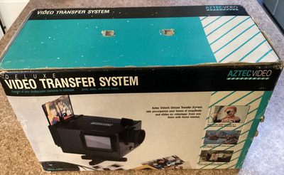 AZTEC DELUXE AZVC5 VIDEO TRANSFER SYSTEM CONVERT MOVIES SLIDES IN ORIGINAL BOX :