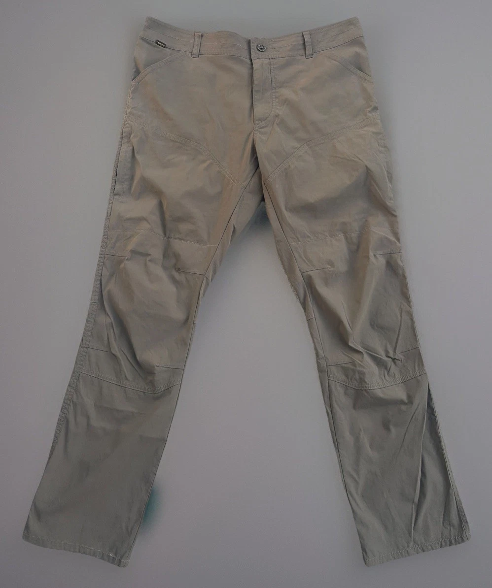 KÜHL: Men's Pants Size 38x34 Lightweight Hiking Outdoor Quick Dry Tan