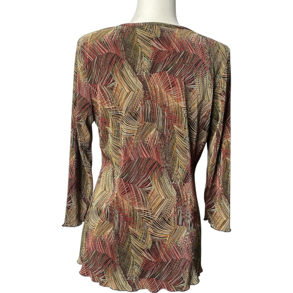 Lote de 3 Blusas Camiseta Mujer Dressbarn Otoño Invierno Manga 3/4 Talla Grande Foto 3 de 4