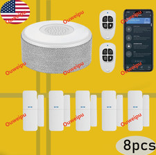 8pcs Wireless Alarm Security System Smart Home DIY Burglar Alarm Motion Detector