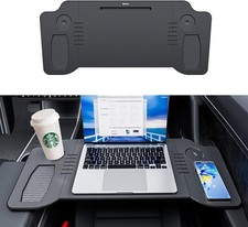 New Car Steering Wheel Tray Desk 2 Sided For Laptop Drink Food Work Table Holder