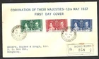 HONG KONG  CORONATION FIRST DAY COVER   May 12, 1937