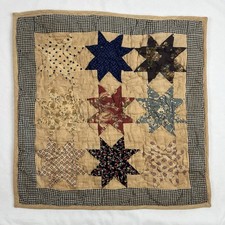 Farmhouse Primitives Quilted Wall Hanging/Table Topper 18.5in X 18.5in Cotton