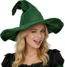 Witch Hat, 18IN Wizard Hat Cosplay Accessories for Halloween Costume Party