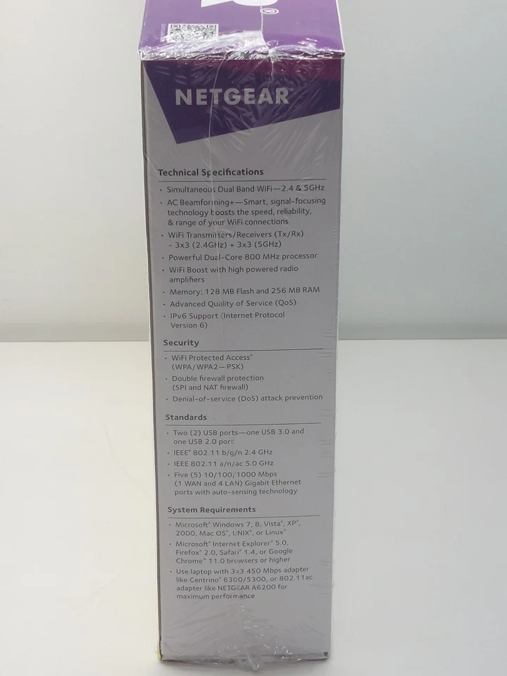 Netgear AC1450 Smart WiFi Router 802.11ac Dual band Gigabit 606449096538 - Image 4 of 4
