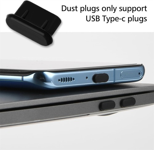 Type C Port Plug Set - 6/12/30Pcs USB C Earphone Hole Dust Cover Caps Type-C UK - Zdjęcie 13 z 23