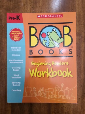 Scholastic Bob Books Beginning Readers Workbook