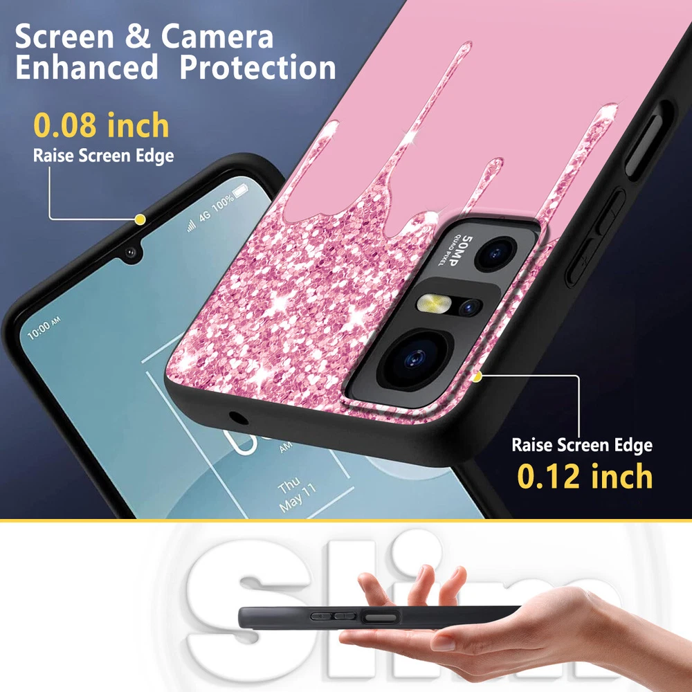 Phone Case For TCL 40 50 XL 501 503 T-Mobile Revvl 7 Girl Gorgeous Printed Cover