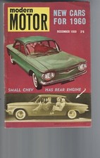 MOTOR MAGAZINE , MODERN MOTOR ,DECEMBER 1959