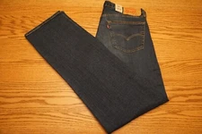 NWT MEN'S LEVI JEANS 501 Original Multiple Sizes Straight Button Fly Stretch $79