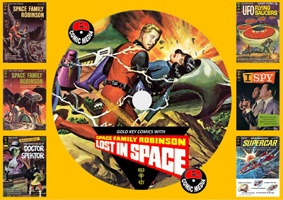 Lost In Space & Other Gold Key Comics On PC DVD Rom (CBR Format)