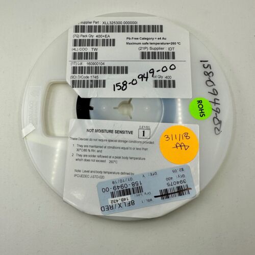 XLL325300.000000I, Lot of 312 pieces, Oscillators 300 MHz, LVDS 2.5V, 50 ppm