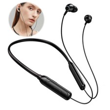 Earphone Bluetooth Wireless Stereo Sport IPX5 Waterproof Earbud Magnetic Headset