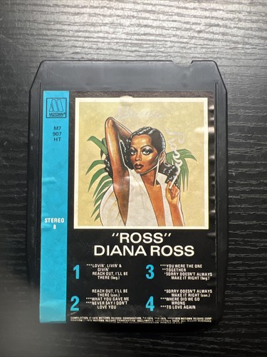 Diana Ross: Ross - 8-Track Tape - Untested