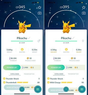 Shiny Pikachu wearing an Malachite crown (Green) - Trade - Read Description