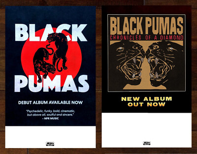 concert poster red and black pumas poster