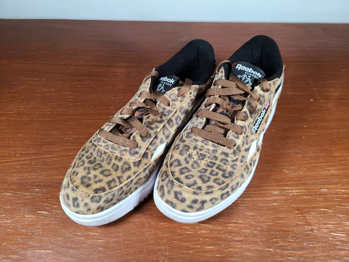 Reebok Classic Club C Double Revenge Leopard Print FW7952 Size 8.5 | eBay