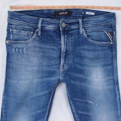 Mens Replay MA931 JONDRILL Stretch Slim Skinny Blue Jeans W32 L30