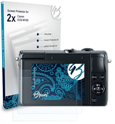 Bruni 2x Écran protecteur pour Canon EOS 250D Protecteur d'écran