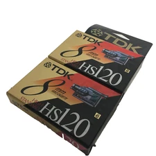 TDK 120HS Video 8 Hi Standard Digital Cassettes Tapes NEW SEALED