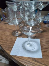 LUMINARC of France ~ Tempered Fine Clear Glass Champagne Coupe