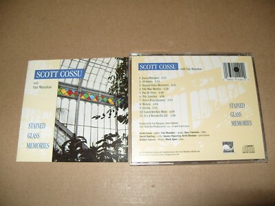 Scott Cossu -  Stained Glass Memories 1992 cd Mint/ inlay has a punch hole (R2)