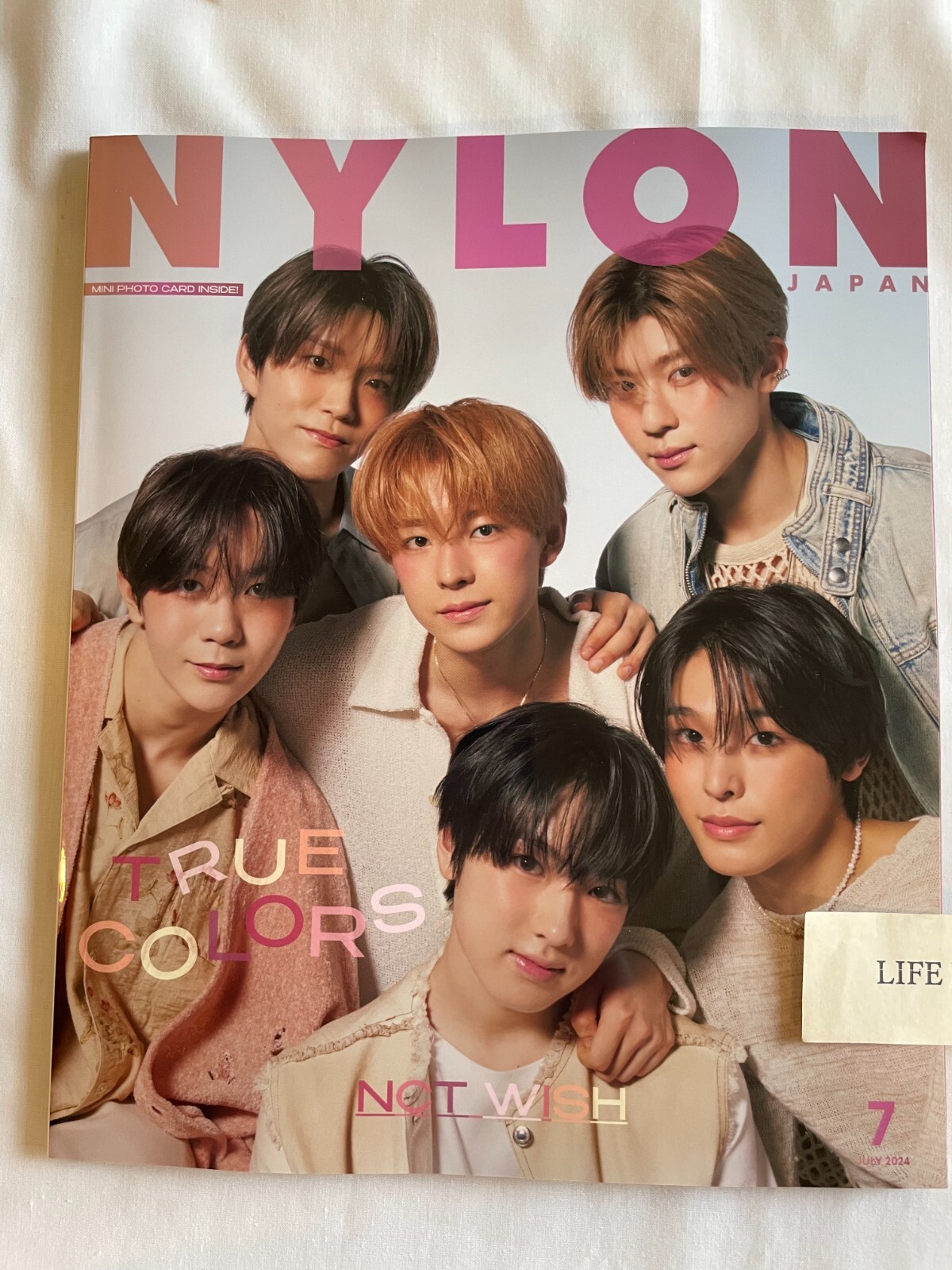 NYLON JAPAN July 2024 NCT WISH Cover Magazine Japan Taisei Kido Milk