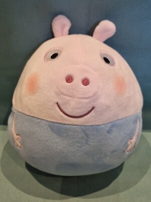 TY SquishaBoo Squishmellow Style Peppa Pig George Pig Plush Soft
