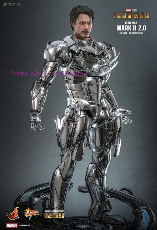Sculptor Luo カスタマイズ アイアンマンII フィギュア ヘッド Perfect HT Mms733d59 1/6 Iron Man Mark 2 Ii (2.0) Action Figure In