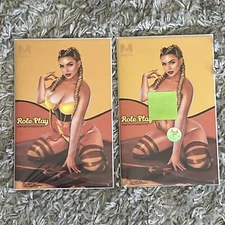 Lot Of 2 M House Comics Virgin Role Play Reeses Cups Set Variant Naughty