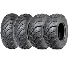 FULL Set 4 25x8-12 25x10-12 ATV UTV Tires 6PLY Mud All Terrain 25x8x12 25x10x12