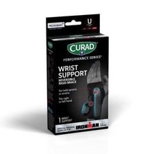 Curad Performance Series Ironman Universal Reversible Wrist Brace, Case of 4