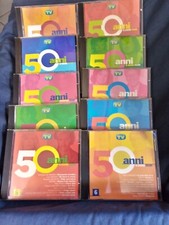 50 Anni Di Canzoni Italiane Serie completa 10 CD ( condizione ottime)