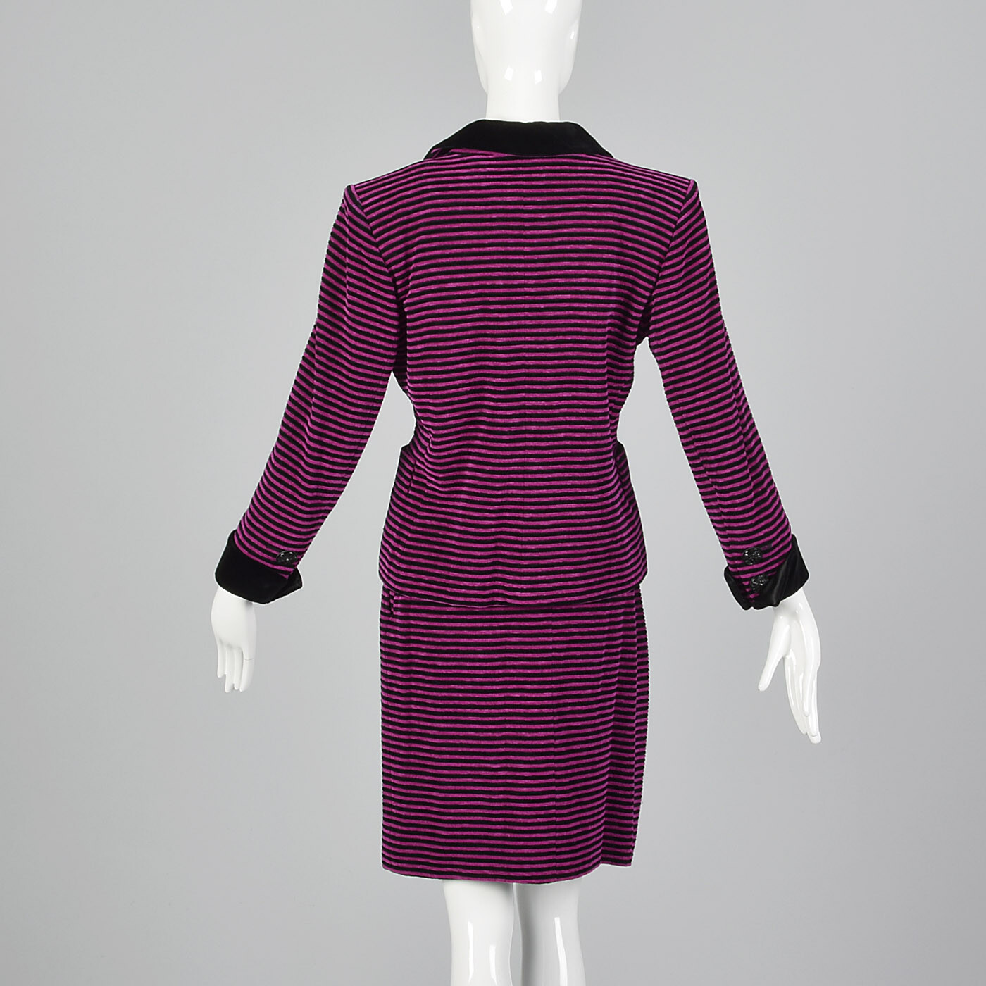Yves Saint Laurent Rive gonna sinistra tuta designer gonna a matita separata anni '90