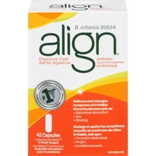 Align Probiotic Daily Supplement Digestive Care 42 Vegetarian Capsules NEW