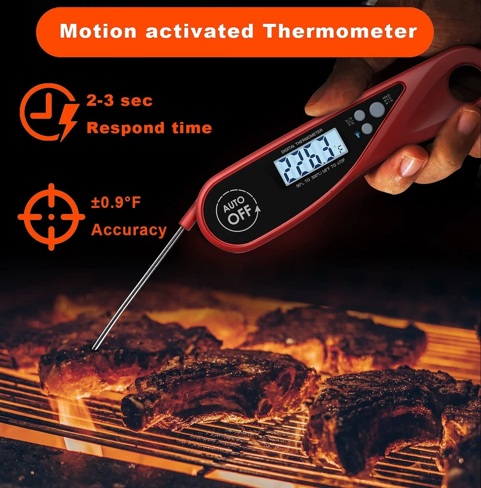 Meat Thermometer Digital Fast Instant Read Food Thermometer For Cooking Candy Ma