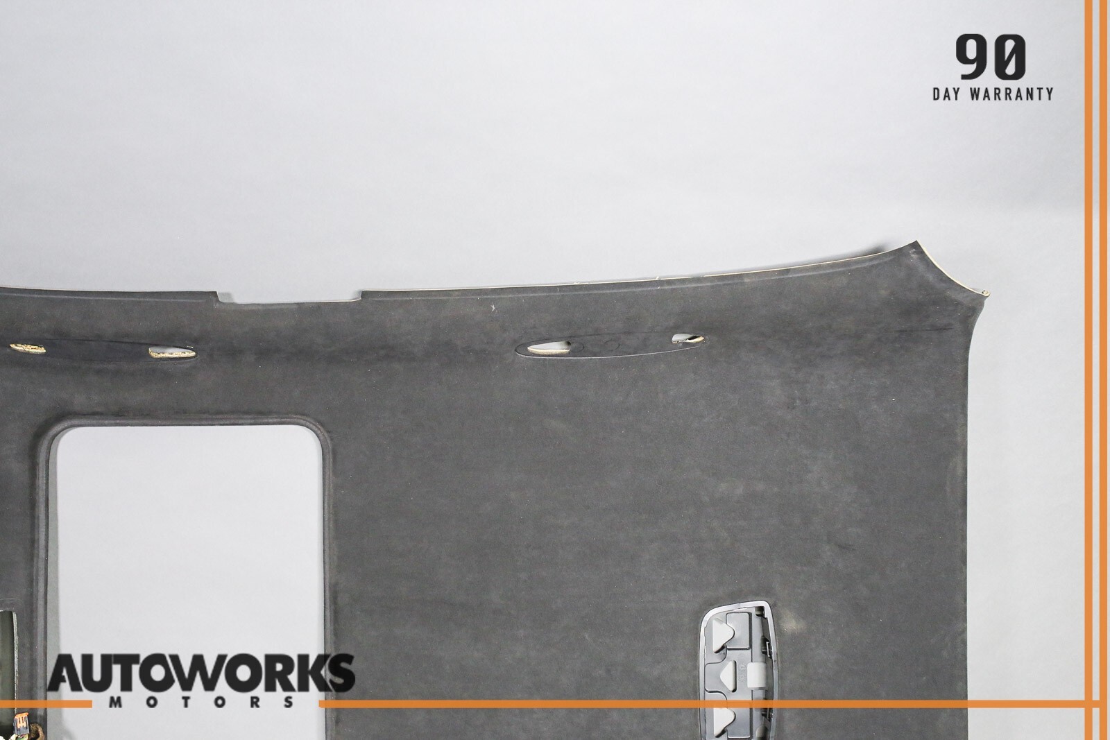 03-08 Maserati Quattroporte M139 Overhead Roof Headliner Trim Suede Black OEM