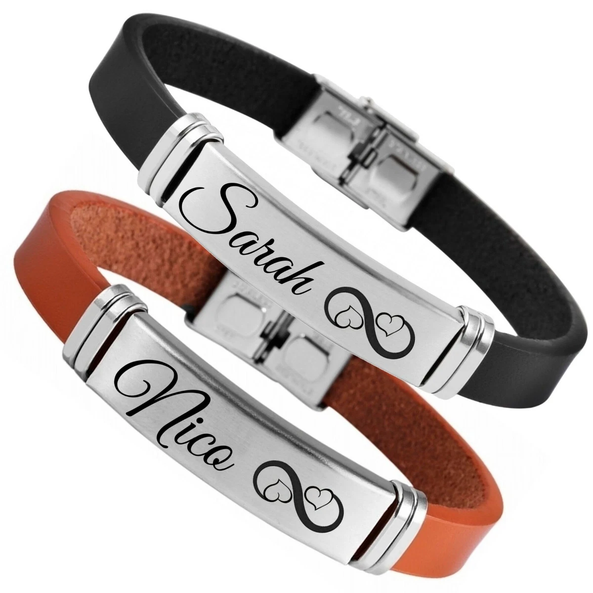 vielversprechend Ausrede verdreifachen partner armbänder leder