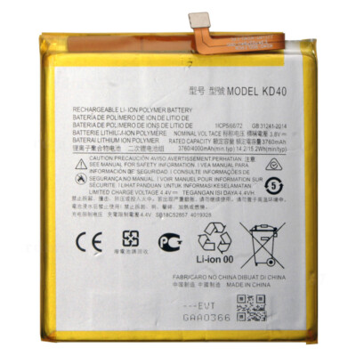 Replacement for Moto G8+ Plus XT2019-1 KD40 battery 4000 mAh
