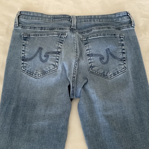 AG Adriano Goldschmied Stilt Roll-Up Jeans Women's Size 30 Light Wash Denim - Picture 6 of 12