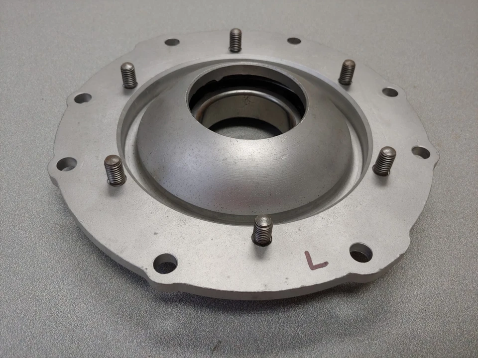 BONITO USADO ORIGINAL PORSCHE 356A 356B 356C 356SC TRANSMISIÓN CUBIERTA LATERAL IZQUIERDA NLA Foto 3 de 4