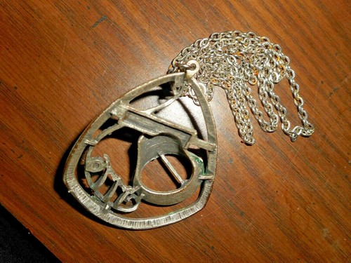 Bicentennial 1776 Liberty Bell Silver Tone Costume Pendant Necklace Vintage - 第 6/6 張圖片
