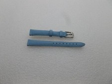 Genuine Michele 12mm Light Blue Grosgrain Watch Band Strap Pre-Owned