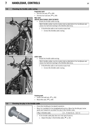 KTM 350EXC-F 350 EXC-F Service Repair Workshop Manual USB 2013 - Picture 3 of 7