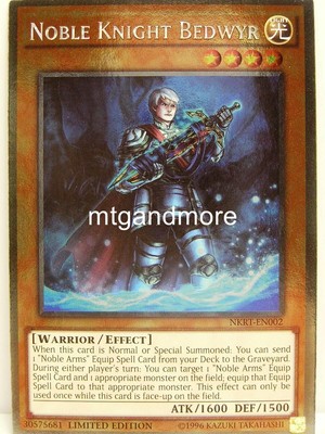 Yu-Gi-Oh - 1x Noble Knight Bedwyr - NKRT - Noble Knights of the Round Table
